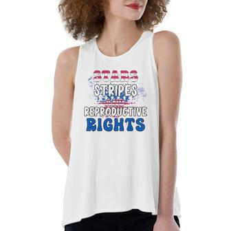 Stars Stripes Reproductive Rights 4Th Of July 1973 Protect Roe Women&8217S Rights Women's Loose Tank Top | Mazezy