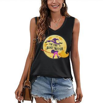 Im The Aunt Witch Halloween Matching Group Costume Women's Vneck Tank Top - Seseable