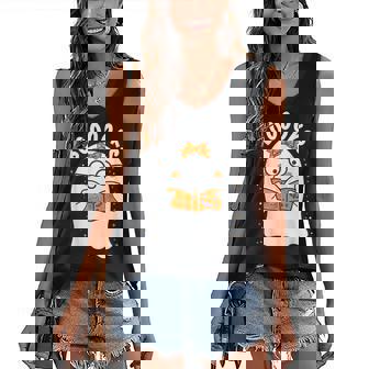 Booooks Cute Ghost Reading Library Books Teacher Halloween Women's V-neck Casual Sleeveless Tank Top - Thegiftio