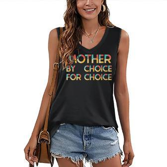 Feminist Rights Mother By Choice For Choice Women Pro Choice Women's Vneck Tank Top - Seseable