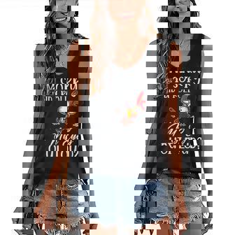 Im Sorry Did I Roll My Eyes Out Loud Chicken Sarcastic Women's V-neck Casual Sleeveless Tank Top - Thegiftio