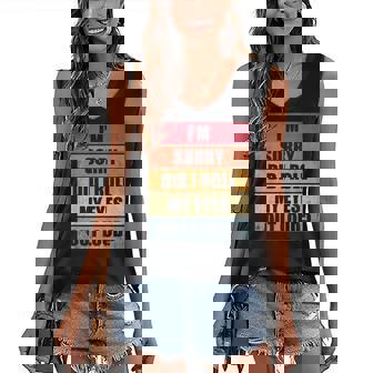 Im Sorry Did I Roll My Eyes Out Loud Funny Sarcastic Women's V-neck Casual Sleeveless Tank Top - Thegiftio