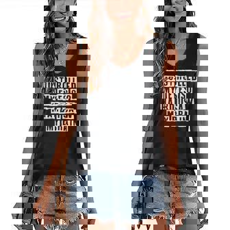 Lovely Funny Cool Sarcastic I Just Rolled My Eyes So Hard I Women's V-neck Casual Sleeveless Tank Top - Thegiftio