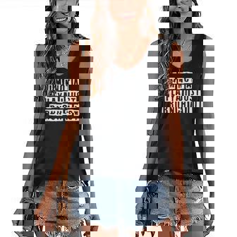 Lovely Funny Cool Sarcastic Im Not A Playa I Just Brunch A Women's V-neck Casual Sleeveless Tank Top - Thegiftio