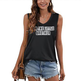 Lovely Funny Cool Sarcastic Im The Little Brother Women's V-neck Casual Sleeveless Tank Top - Thegiftio UK