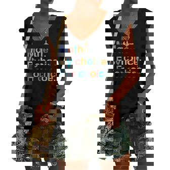 Mother By Choice For Choice Womens Rights Pro Choice Women's Vneck Tank Top - Seseable