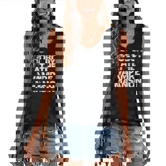 Pool Boy At The Vampire Mansion For Mens Womens Women's V-neck Casual Sleeveless Tank Top - Thegiftio