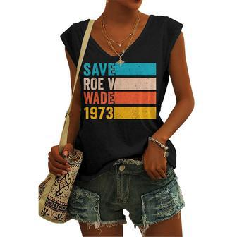 Save Roe V Wade 1973 Pro Choice Abortion Rights Feminist Women's Vneck Tank Top - Seseable