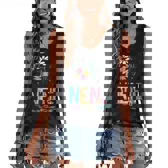 Womens I Love Being Called Nene Sunflower Mothers Day Women's V-neck Casual Sleeveless Tank Top - Thegiftio