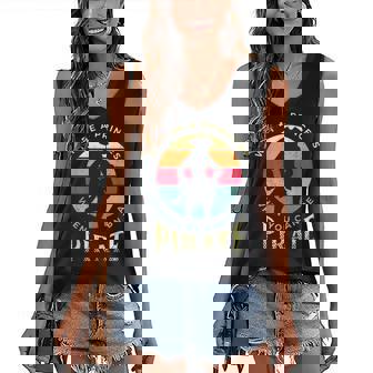 Womens Pirate Freebooter Saying For A Lover Of A Caribbean Women's V-neck Casual Sleeveless Tank Top - Thegiftio UK