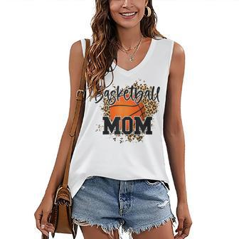 Basketball Mom Mom Game Day Outfit Mothers Day Gift Women's V-neck Casual Sleeveless Tank Top - Thegiftio UK