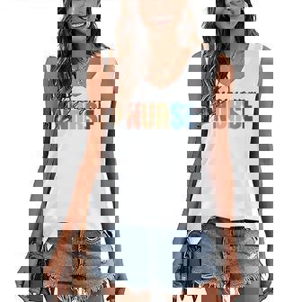 Emergency Room Nurse Er Nursing Women's V-neck Casual Sleeveless Tank Top - Thegiftio