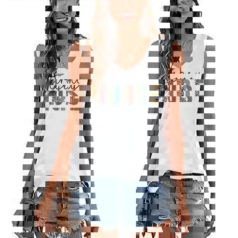 Leopard Emergency Nurse Er Trauma & Emergency Department Women's V-neck Casual Sleeveless Tank Top - Thegiftio