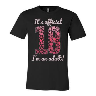 18 Years Girl Birthday 18Th Girl Birthday Unisex Jersey Short Sleeve Crewneck Tshirt - Seseable