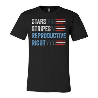 4Th Of July Stars Stripes And Reproductive Rights Patriotic Unisex Jersey Short Sleeve Crewneck Tshirt - Seseable