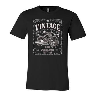 50Th Birthday 1972 Vintage Classic Motorcycle 50 Years Jersey T-Shirt | Mazezy