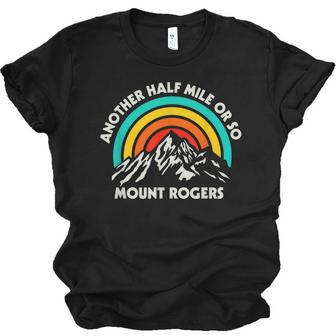 Another Half Mile Or So Hiking Mount Rogers Hiker Virginia Unisex Jersey Short Sleeve Crewneck Tshirt - Thegiftio UK