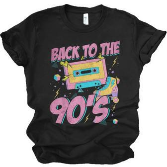 Back To The 90S 90S Disco Radio And Techno Era Vintage Retro Men Women T-shirt Unisex Jersey Short Sleeve Crewneck Tee - Thegiftio UK