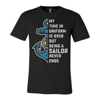 Being A Sailor Never End Unisex Jersey Short Sleeve Crewneck Tshirt - Monsterry