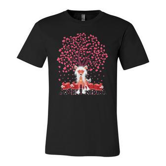 Chinese Crested Dog Lover Chinese Crested Valentine&8217S Day Jersey T-Shirt | Mazezy