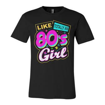 Cool 80S Girl Retro Fashion Throwback Culture Party Lover Unisex Jersey Short Sleeve Crewneck Tshirt - Seseable