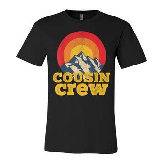 Cousin Crew Kids Matching Camping Group Cousin Squad Unisex Jersey Short Sleeve Crewneck Tshirt - Seseable