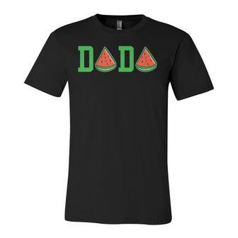 Dada Daddy Watermelon Summer Vacation Summer Jersey T-Shirt | Mazezy