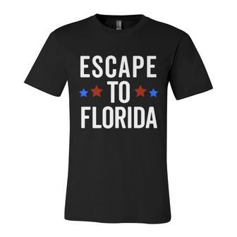 Desantis Escape To Florida Cute Gift Meaningful Gift Unisex Jersey Short Sleeve Crewneck Tshirt - Monsterry AU