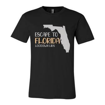 Desantis Escape To Florida Cute Gift Unisex Jersey Short Sleeve Crewneck Tshirt - Monsterry AU