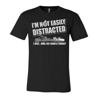 Easily Distracted - Turbo Unisex Jersey Short Sleeve Crewneck Tshirt - Seseable