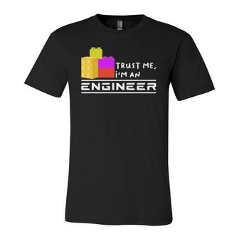 Engineer Kids Children Toy Big Building Blocks Build Builder Jersey T-Shirt | Mazezy