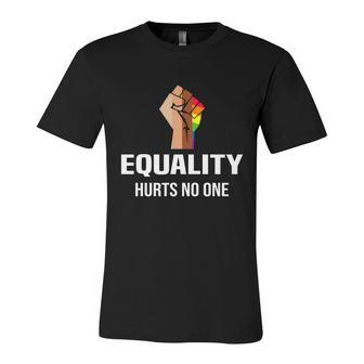 Equality Hurts No One Lgbt Human Rights Gift Unisex Jersey Short Sleeve Crewneck Tshirt - Monsterry DE