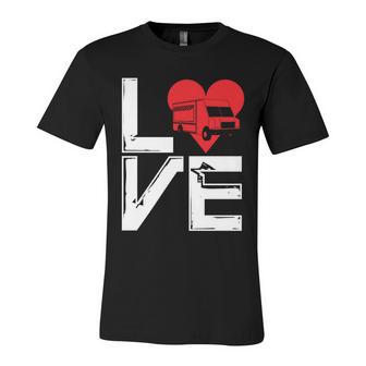 Foodtruck Love Ice Cream Trucks Fastfood Food Truck Gift V2 Unisex Jersey Short Sleeve Crewneck Tshirt - Monsterry DE