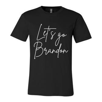 Funny Anti Biden Fjb Lets Go Brandon Modern Stylish Design Unisex Jersey Short Sleeve Crewneck Tshirt - Monsterry DE