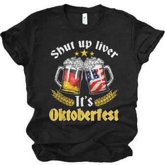 Funny Shut Up Liver Its Oktoberfest German Beer Drinking Men Women T-shirt Unisex Jersey Short Sleeve Crewneck Tee - Thegiftio UK