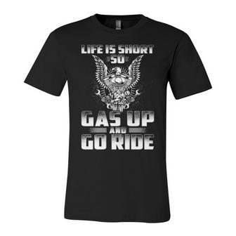 Gas Up Unisex Jersey Short Sleeve Crewneck Tshirt - Seseable