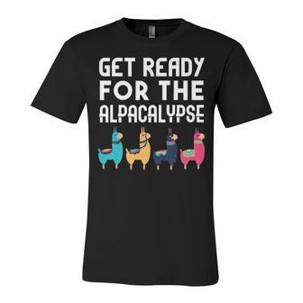 Get Ready For The Alpacalypse Unisex Jersey Short Sleeve Crewneck Tshirt - Seseable