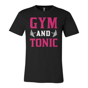 Gym And Tonic Workout Exercise Training Jersey T-Shirt | Mazezy