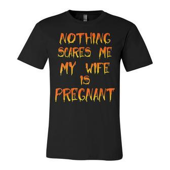 Halloween Pregnancy Announcement Funny Husband Gift Unisex Jersey Short Sleeve Crewneck Tshirt - Seseable