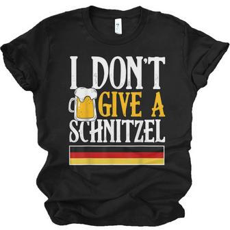 I Dont Give A Schnitzel German Beer Wurst Funny Oktoberfest Men Women T-shirt Unisex Jersey Short Sleeve Crewneck Tee - Thegiftio UK