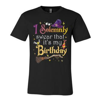 I Solemnly Swear That Its My Birthday Unisex Jersey Short Sleeve Crewneck Tshirt - Seseable