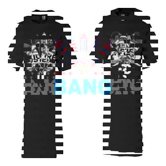 Just Here To Bang 4Th Of July Funny Firework Fourth July Unisex Jersey Short Sleeve Crewneck Tshirt - Seseable