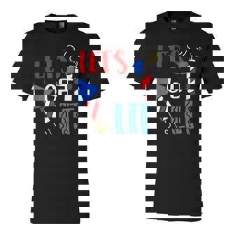Lets Get Lit Fireworks Firecracker Funny Fourth 4Th Of July Unisex Jersey Short Sleeve Crewneck Tshirt - Seseable