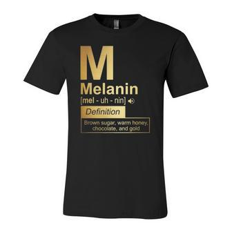 Melanin Brown Sugar Warm Honey Chocolate Black Gold Jersey T-Shirt | Mazezy