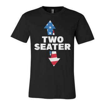 Mens Funny 4Th Of July Adult Humor Two Seater Unisex Jersey Short Sleeve Crewneck Tshirt - Seseable