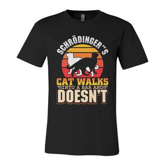 Physicists Scientists Schrödingers Katze Gift V4 Unisex Jersey Short Sleeve Crewneck Tshirt - Monsterry DE