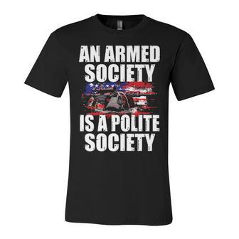 Polite Society Unisex Jersey Short Sleeve Crewneck Tshirt - Seseable