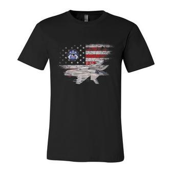 Proud US Air Force F35 Air Force Veterans Day Gift Unisex Jersey Short Sleeve Crewneck Tshirt - Monsterry