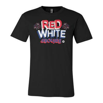 Red White And Boujee Funny 4Th Of July Patriotic July Fourth V2 Unisex Jersey Short Sleeve Crewneck Tshirt - Seseable