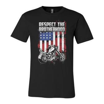 Respect Brotherhood Unisex Jersey Short Sleeve Crewneck Tshirt - Seseable